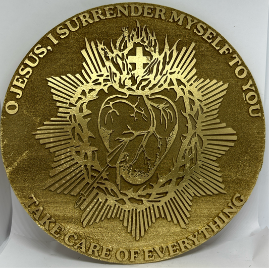 Surrender Novena Plaque