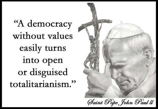 St. Pope John Paul ll-Democracy