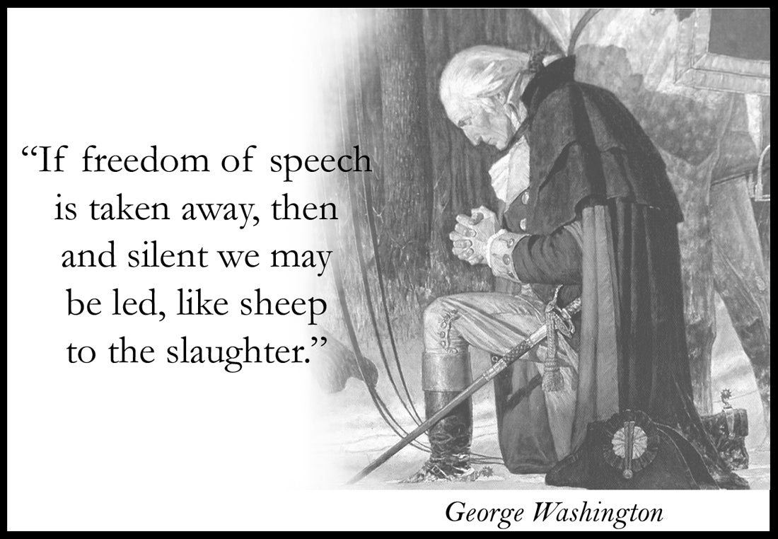 George Washington-Freedom of speech