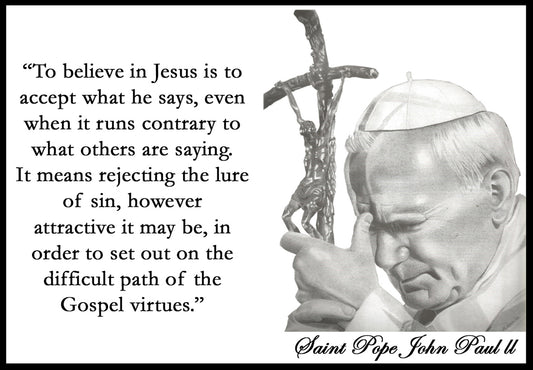 St. Pope John Paul ll-Reject sin