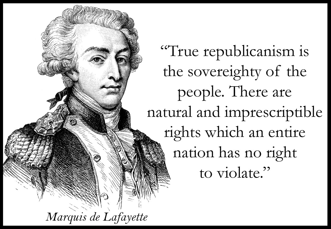 Marquis de Lafayette-Republicanism