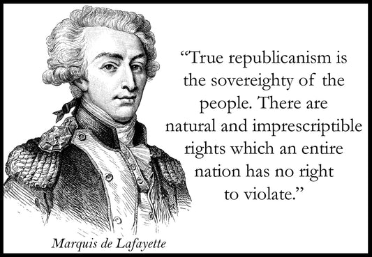 Marquis de Lafayette-Republicanism