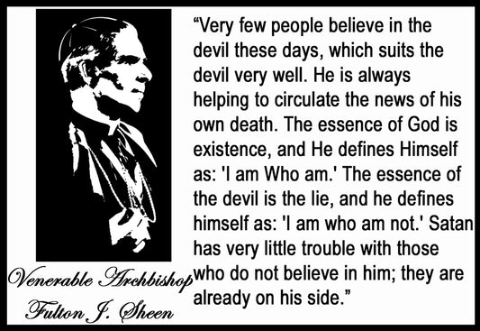 Archbishop Sheen-Satan